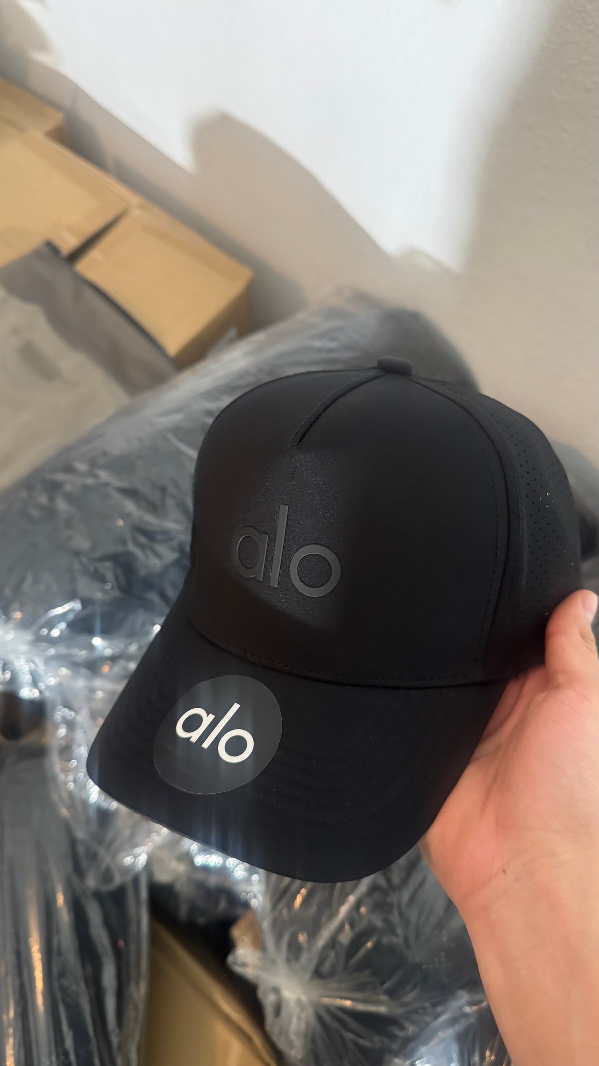LOTE 5 GORRAS ALO