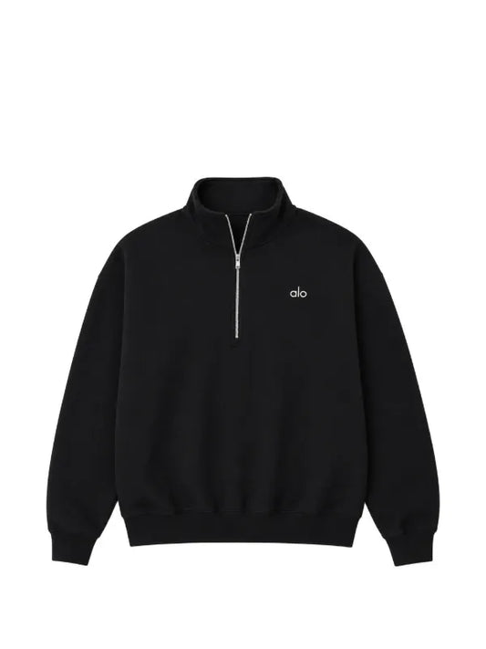 QUARTER ZIP ALO NEGRA
